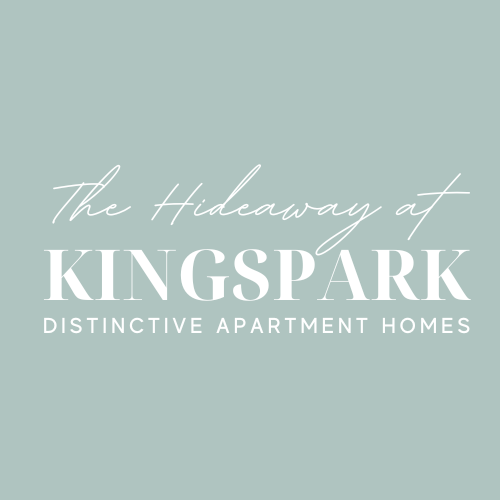 The image is a logo for Kingspark Distinctive Apartment Homes.